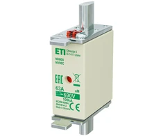 Eti-Polam saugiklio įdėklas KOMBI NH000 63A aM 690V WT-00C 004181412