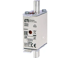 Eti-Polam KOMBI NH00C 2A gG / gL 500V WT-00C saugiklis įdėklas (004181201)