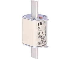 ETI Įdėkite NH1 GG 40A/500V