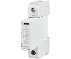 Etipo viršįtampių iškroviklis ETI Polam ETITEC GSM tipas T1, T2 B C 002440607 T12 275/25 3+0 RC