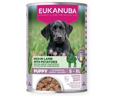 Eukanuba konservuotas pašaras šuniukams su ėriena ir bulvėmis, 400g