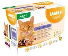 IAMS Delights MP LND GRAVY konservuotas pašaras katėms, 12x85 g