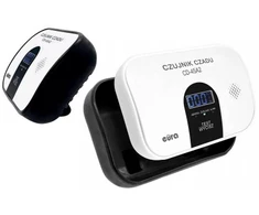EURA CD-45A2 laisvai pastatomas anglies monoksido detektorius, maitinamas baterijomis, LCD ekranas