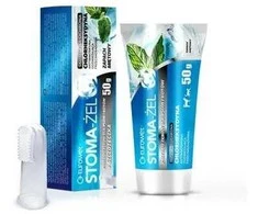 EUROWET Stoma-Żel Mint - toothpaste and toothbrush for dogs and cats - 50 mg