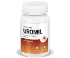 EUROWET Uromil - supplements for dogs - 30 tablets