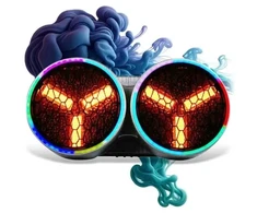 EVOLIGHTS LUMEN ROTO DUO judančio apšvietimo efektas
