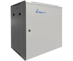 Extralink 12U 600x450 ASP pilka | Rack spintelė | montuojama ant sienos, tvirtos skardos durys