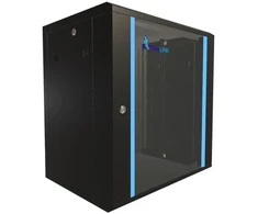 Extralink 12U 600x450 Juoda | Rack spinta | montuojama ant sienos
