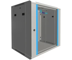 Extralink 12U 600x450 pilka | Rack spintelė | montuojama ant sienos