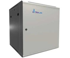 Extralink 12U 600x600 ASP pilka | Rack spintelė | montuojama ant sienos, tvirtos skardos durys