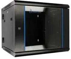 Extralink 12U 600x600 AZH juoda | Rack spintelė | Montuojama ant sienos, dviejų dalių