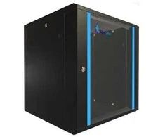 Extralink 12U 600x600 Juoda | Rack spinta | montuojama ant sienos