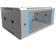Extralink 4U 600x450 pilka | Rack spintelė | montuojama ant sienos