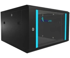 Extralink 6U 600x600 Juoda | Rack spinta | montuojama ant sienos