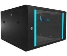 Extralink 6U 600x600 Juoda | Rack spinta | montuojama ant sienos