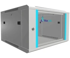 Extralink 6U 600x600 Pilka | Serverinė spinta | montuojama ant sienos