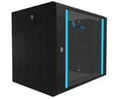 Extralink 9U 600x450 Juoda | Rack spinta | montuojama ant sienos