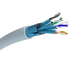 Extralink CAT6A FFTP (F/FTP) vidaus vytos poros 100 m tinklo kabelis