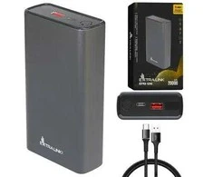 Extralink EPB-126 20000mAh sidabrinė | Nešiojamoji baterija | Nešiojamoji baterija, 45 W PD, USB-C