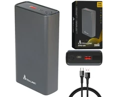 Extralink EPB-126 20000mAh sidabrinė | Nešiojamoji baterija | Nešiojamoji baterija, 45 W PD, USB-C