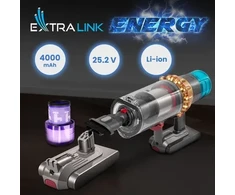 „Extralink EX.94552“ dulkių siurblio priedas / sunaudojama baterija, rankinis dulkių siurblys