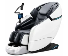 EXTRALINK FOTEL MASUJĄCY 3D ZERO GRAVITY Baltai - JUODA SL TRACK