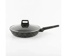 Extralink Home SF-1129-26CM | Keptuvė teflonowa granitowa | Juoda, 2.5L, 26 cm
