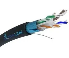 Extralink CAT6 FTP (F/UTP) V2 lauko susuktos poros tinklo kabelis 305 m