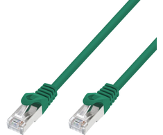 Extralink Cat.7 S/FTP 2m 20G Žalia | LAN pataisos laidas | Varinis vytos poros tinklo kabelis
