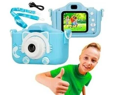 Mėlyna Extralink kids camera h27 single mėlynas