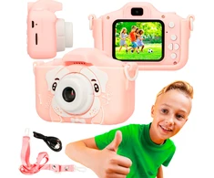 Extralink kids camera h28 dual pink