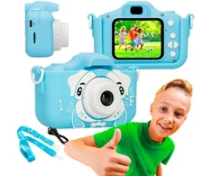 Mėlyna Extralink kids camera h28 single mėlynas