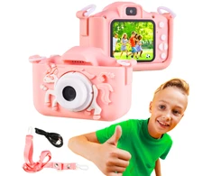 Extralink Kids Camera H29 Single Rožinė | Digital Camera | 1080P 30fps, 2.0" display