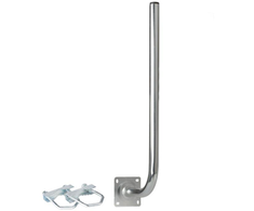 Extralink L250x750 | Balkono turėklai | 250x750mm, su M8 spaustukais, plieniniai, cinkuoti