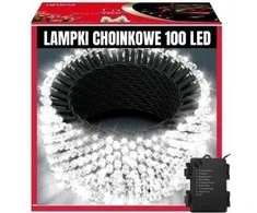 Extralink | Kalėdinės lemputės | Kalėdos, 10 m, 100 LED, baltos, šaltos, lauko, vidaus, maitinamos baterijomis