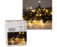 Extralink LED girlianda, 1000 LED, 53 m, šiltai balta