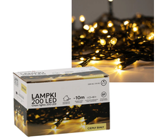 Extralink LED girlianda, 200 LED, 13 m, šiltai balta