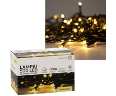 Extralink LED girlianda, 500 LED, 28 m, šiltai balta