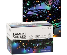 „Extralink“ | LED lempos | 500 l daugiaspalvės, 3 + 25 m ilgio, skirtos naudoti viduje / lauke