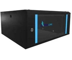 Extralink Lite 4U 530X400 Wall-Mounted Rackmount Cabinet Juodas