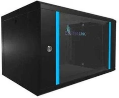 Extralink Lite 6U 530X400 Wall-Mounted Rackmount Cabinet Juodas
