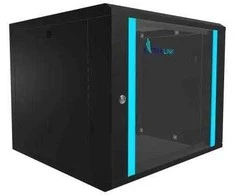 Extralink Lite 9U 530X400 Wall-Mounted Rackmount Cabinet Juodas