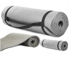 Extralink Exercise Mat, Fitness Yoga Aerobics Gray 180x60cm