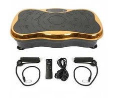 Extralink Moonwalk Spin Move Platofrma Wibracyjna do Ćwiczeń Fitness 200W auksinė