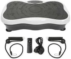 Extralink Moonwalk Spin Move Platofrma Wibracyjna do Ćwiczeń Fitness 200W balta