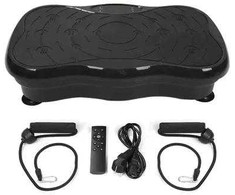 Extralink Moonwalk Spin Move Platofrma Wibracyjna do Ćwiczeń Fitness 200W juoda