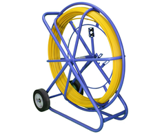 Extralink Pilot 10mm 200m, cable pulling rod, FRP fibreglass, 10mm dia., 200m long, yellow