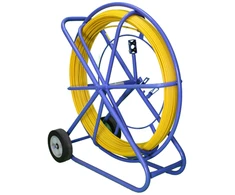 Extralink Pilot 11mm 250m | Pilotinio kabelio ištraukiklis | FRP stiklo pluoštas, skersmuo 11mm, ilgis 250m, geltonas