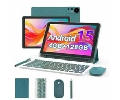 Extralink Planšetė CP31 4GB RAM+128GB Mėlyna | Planšetė | Android 15, 2Mpx+8Mpx, 6000mAh, 1280x800px, klaviatūra, pelė, rysik