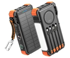 Extralink POWERBANK SOLARNY 20000MAH 45W INDUKCJA LAMPA LATARKA